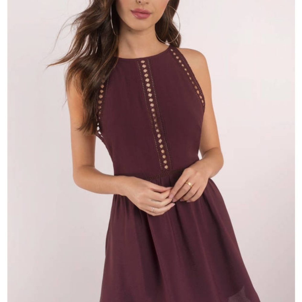 Open back dress
